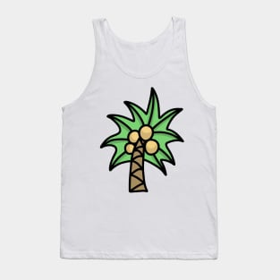 Cute coconut tree Tank Top